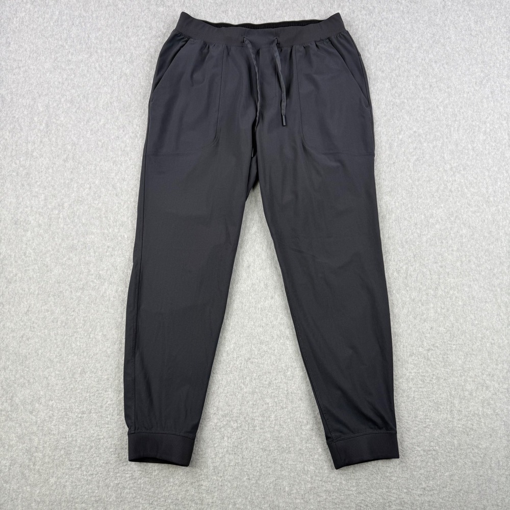 Lululemon Joggers Mens Large Space Black ABC Jogger Warpstreme Athletic Gym Run